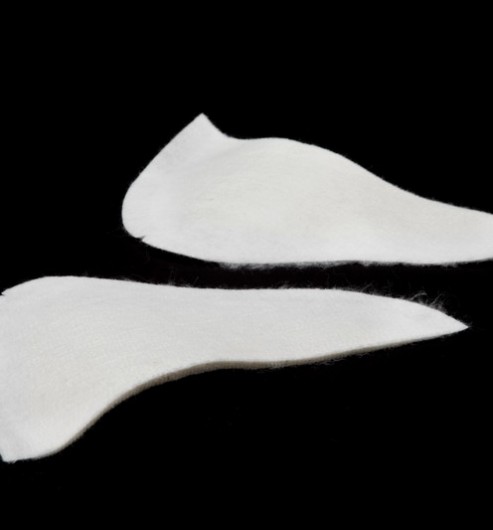 Shoulder Pads Thin White