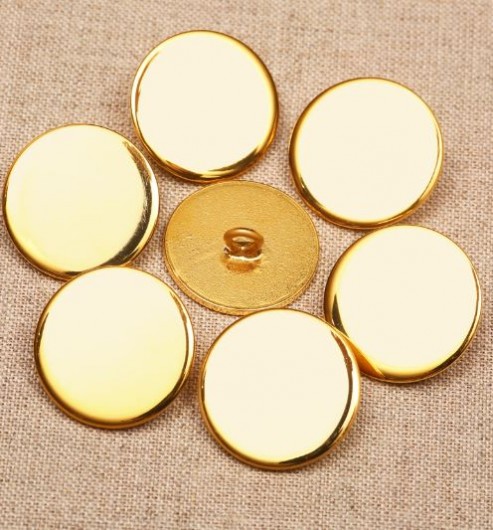 24L Brass Gilt Blazer Buttons - Nickel Free