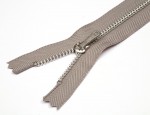YKK Curved Trouser Zips 18 cm - 7" - Light Grey