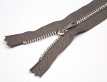 YKK Curved Trouser Zips 18 cm - 7" - Light/Mid Grey