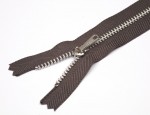 YKK Curved Trouser Zips 18 cm - 7" - Mid Grey