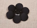 30L Silk Cord Covered Buttons - Midnight Blue
