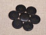 32L Thin rim - Polyester Buttons - Dark Grey
