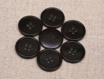 32L Classic Thin Rim - Polyester Buttons - Black