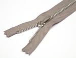 YKK Curved Trouser Zips 15 cm - 6" - Light Grey