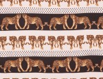 100% Silk Satin Lining - Leopards