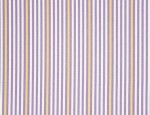 150cm Viscose Striped Sleeve Lining - Purple/White/Gold Stripe